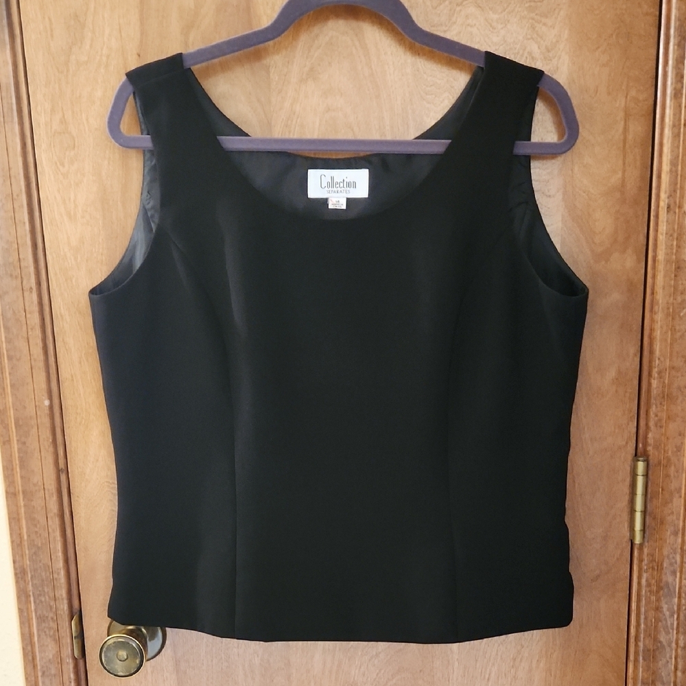 Collection B Women's Black Sleeveless Top